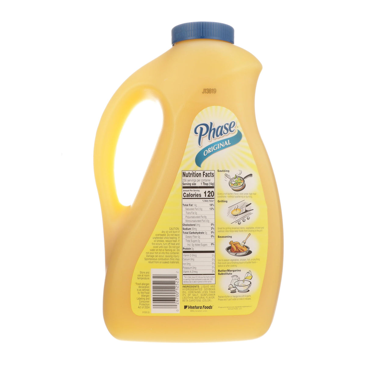 Ventura Foods Phase Original Butter Alternative in a sizzling pan for searing
