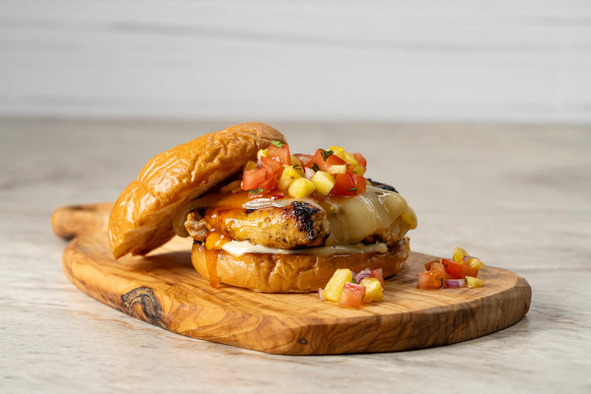 Ventura Foods Sauce Craft mango habanero pouring highlights a chef-ready finishing option.