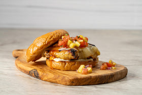 Ventura Foods Sauce Craft mango habanero pouring highlights a chef-ready finishing option.
