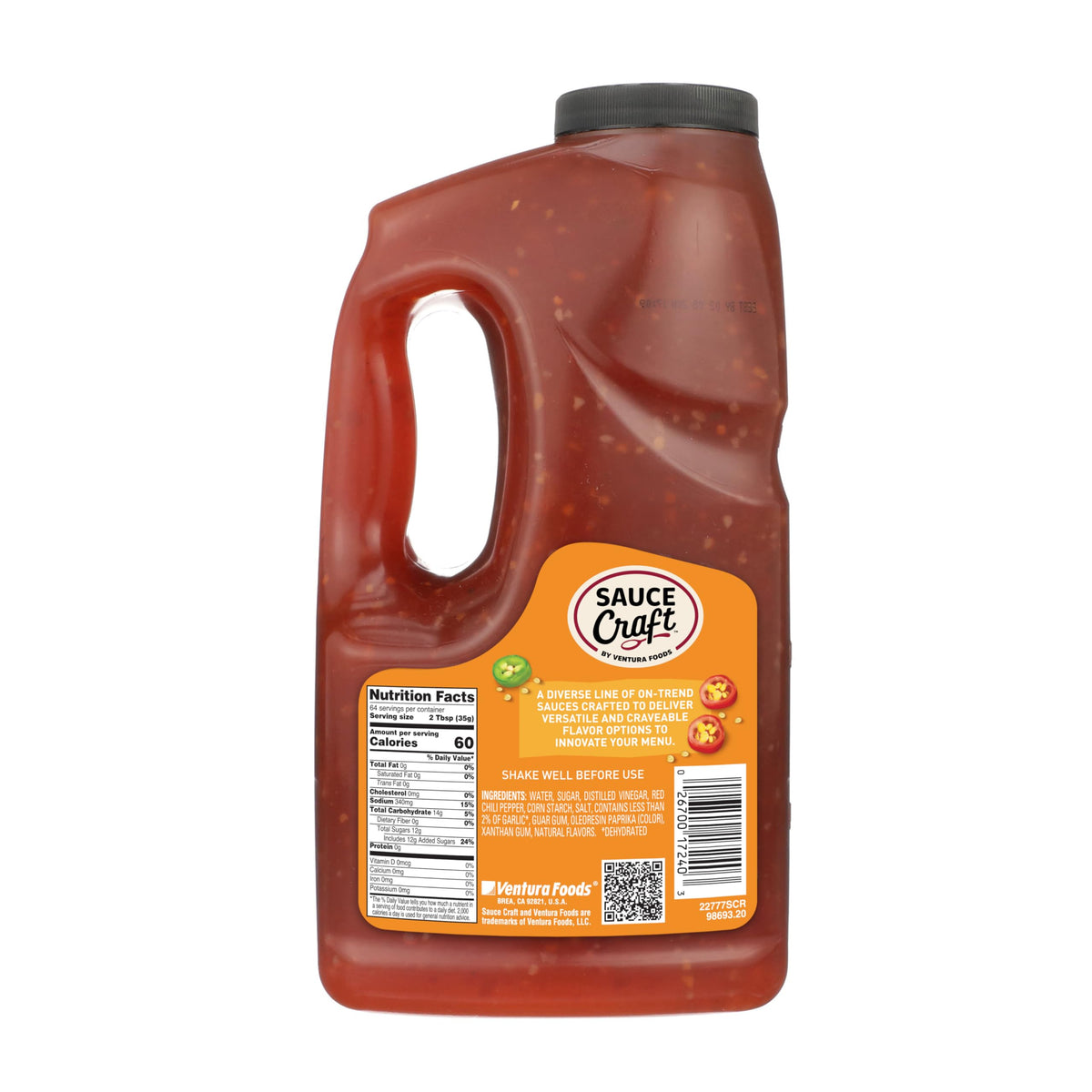 Ventura Foods Sauce Craft Sweet Chili Sauce dipping pairs with appetizers.