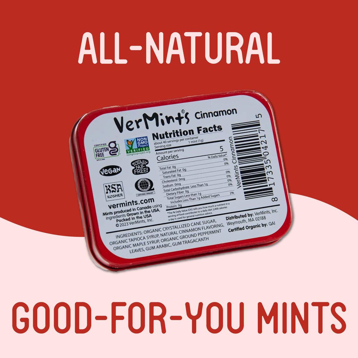 Open VerMints travel tin ready for a busy day.