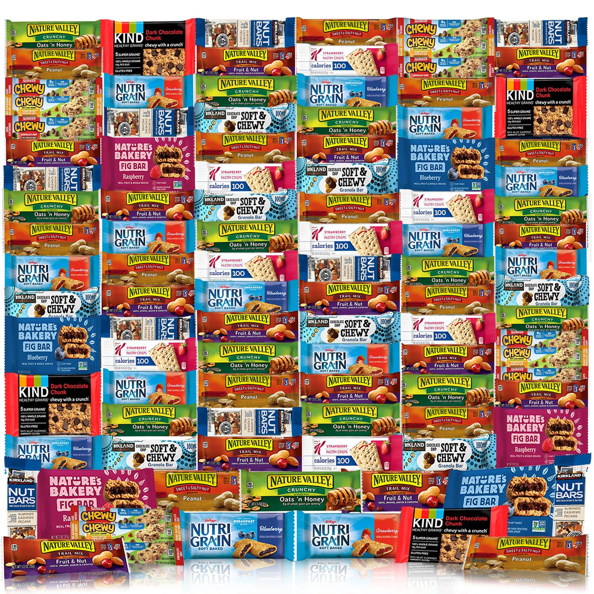 Veratify healthy snacks basket—114-count display perfect for gifting.