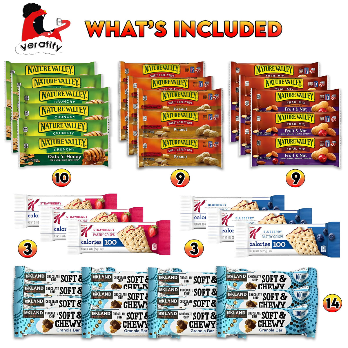 Veratify peanut butter bar close-up for a protein-packed snack option