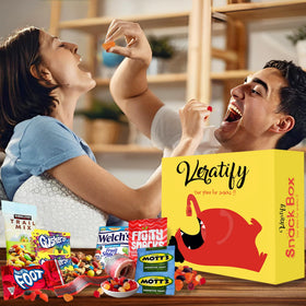 Veratify grab and go assortment showcases quick satisfying bites.
