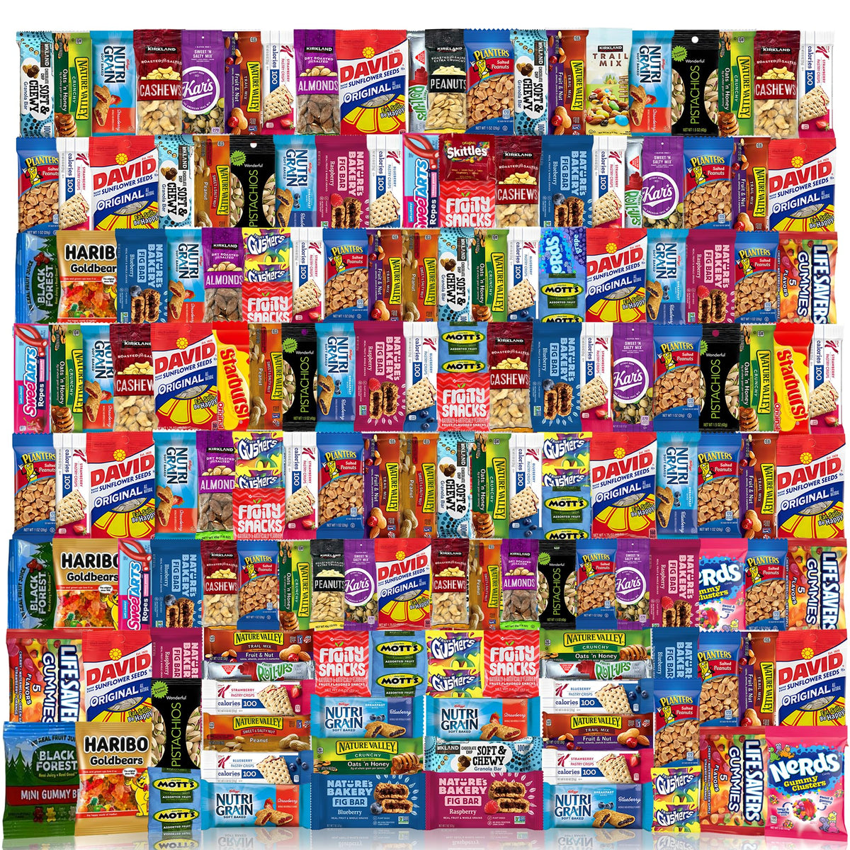 Veratify Snack Box Variety Pack granola bars assortment for quick office snacking.