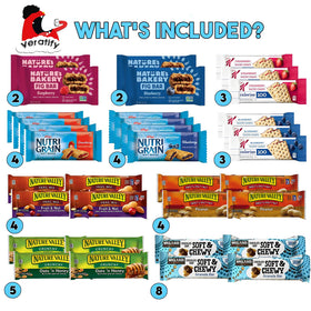 Veratify Snack Box Variety Pack mixed nuts and trail mix ideal for work breaks.