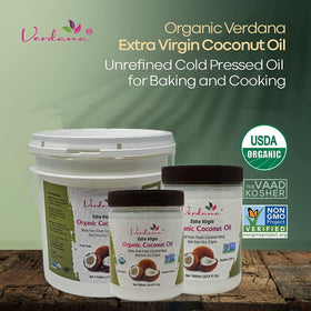 Verdana Coconut Oil 1 Gal Bulk Jar—great for pantry convenience and daily use.