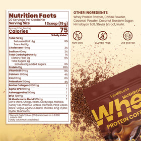 VerdiGusto 14-mushroom blend including Lion's Mane for earthy depth