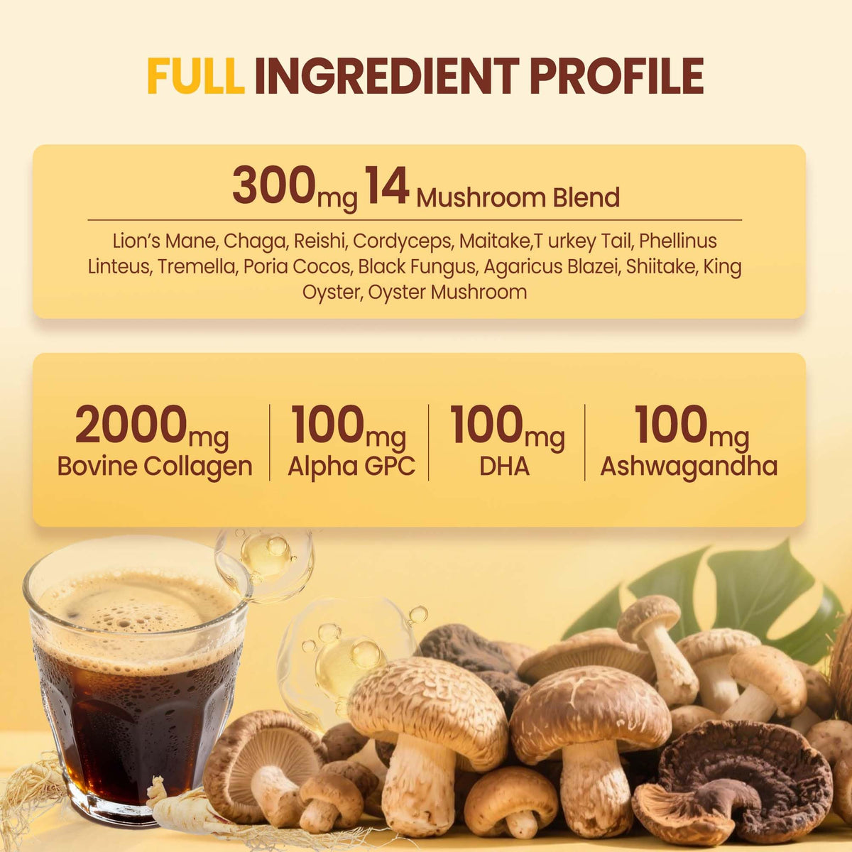 VerdiGusto collagen 2000mg per serving supports daily vitality