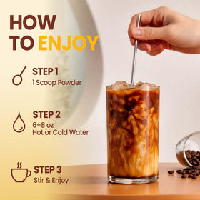 Instant mixability of VerdiGusto coffee for a smooth cup in seconds