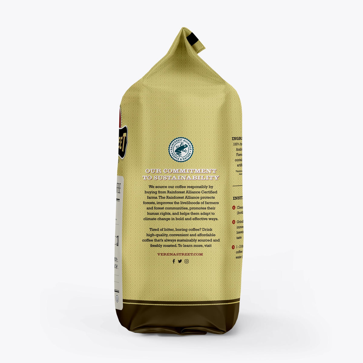 Verena Street Freshly roasted in Dubuque, Iowa: small-batch care you can taste