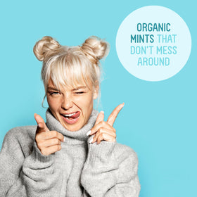 VerMints organic ingredients label emphasizes clean simple formula