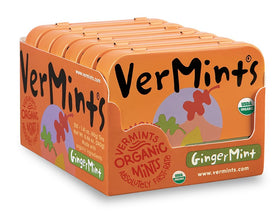 Vermints GingerMint close-up reveals real ginger flavor and natural ingredients.