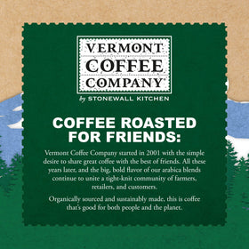 Vermont Coffee Company organic certification label signaling USDA organic integrity