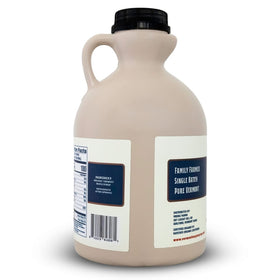 Vermont Maple Syrup served with pancakes to highlight pure maple taste