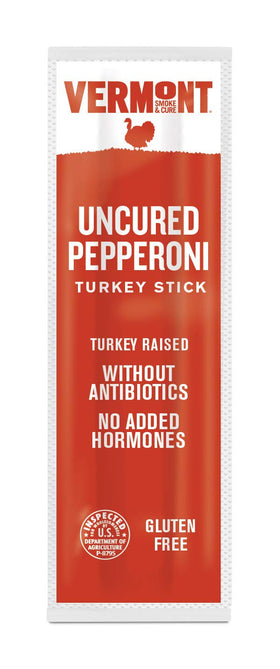 Close-up texture of Vermont Smoke & Cure turkey jerky with paprika and fennel