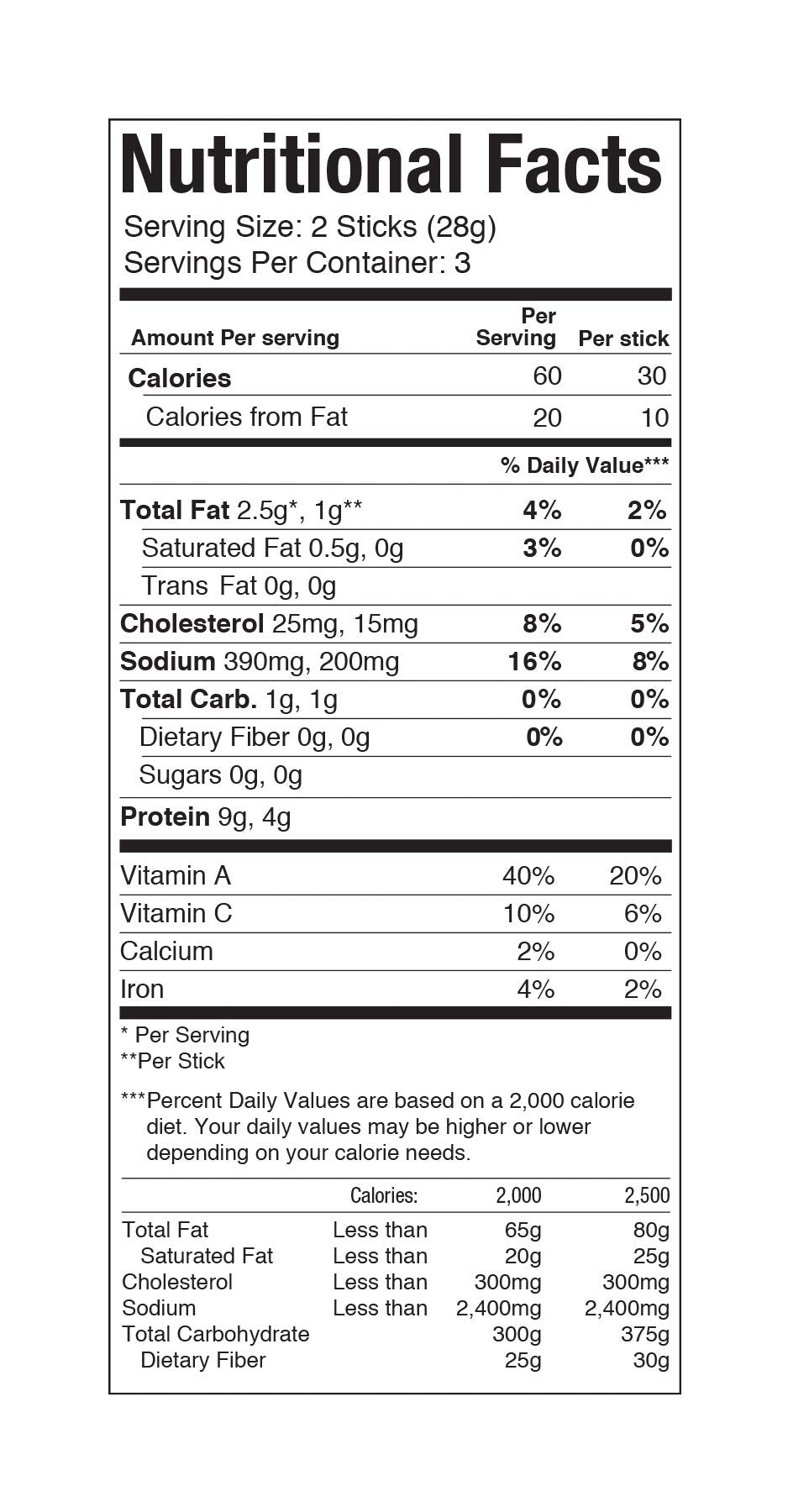 Back of packaging showing no MSG and gluten-free claim for Vermont Smoke & Cure product