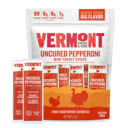 Vermont Smoke & Cure mini jerky go pack turkey sealed pouch, portable snack