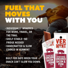 Vermont Smoke & Cure snack packs ideal for lunchboxes and road trips.