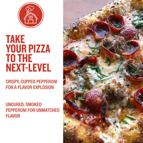 Vermont Smoke & Cure pepperoni on charcuterie board adds depth and aroma