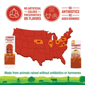 Vermont Smoke & Cure pepperoni snack option provides convenient protein
