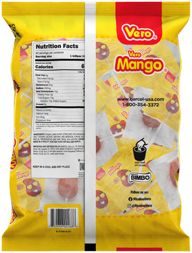 Vero Mango Lollipops mango core delivers sweet contrast.