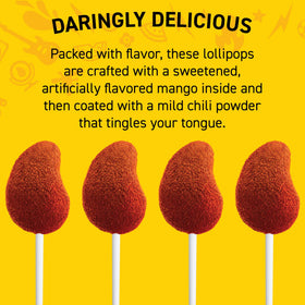 Vero Mango Lollipops packaged bag ready for sharing.