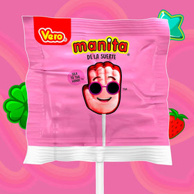 Vero Manita Lollipops individually wrapped for on the go freshness