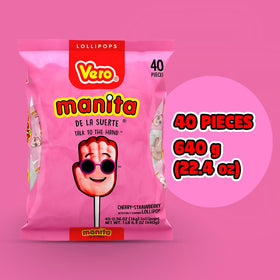 Vero Manita Lollipops perfect for on the go snacking