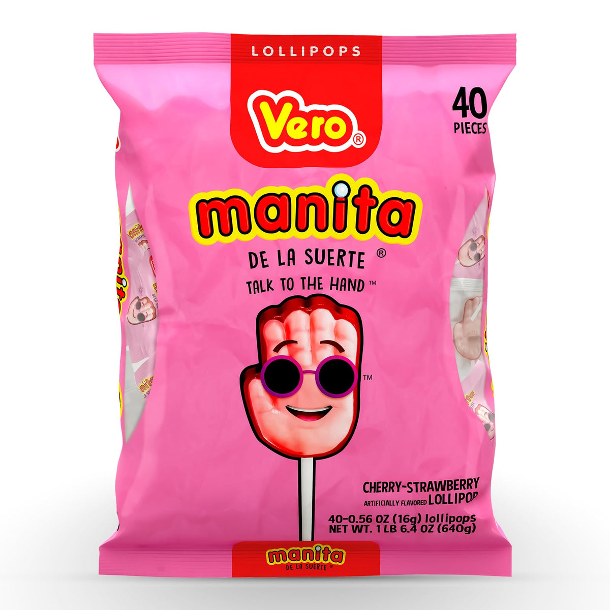Vero Manita Paletas strawberry-cherry pops with vibrant color and inviting flavor for snacking