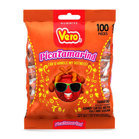 Vero PicaTamarind tamarind-flavor gummies with chewy texture and tangy sweetness