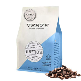 Verve Streetlevel 12oz bag shows freshness for daily brewing.