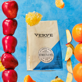 Verve Streetlevel whole beans close-up ready for grinding and brewing versatility.