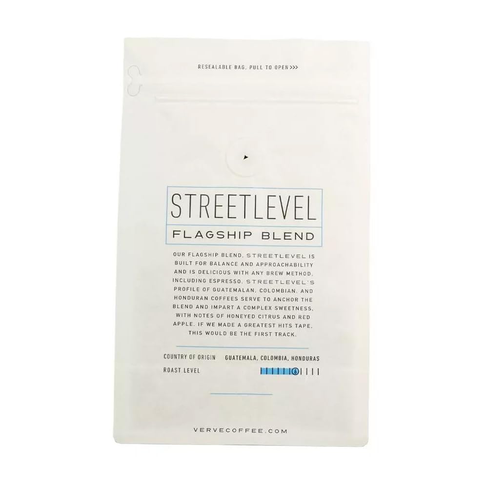 Verve Streetlevel espresso shot demonstrates balanced flavor for café-style results.