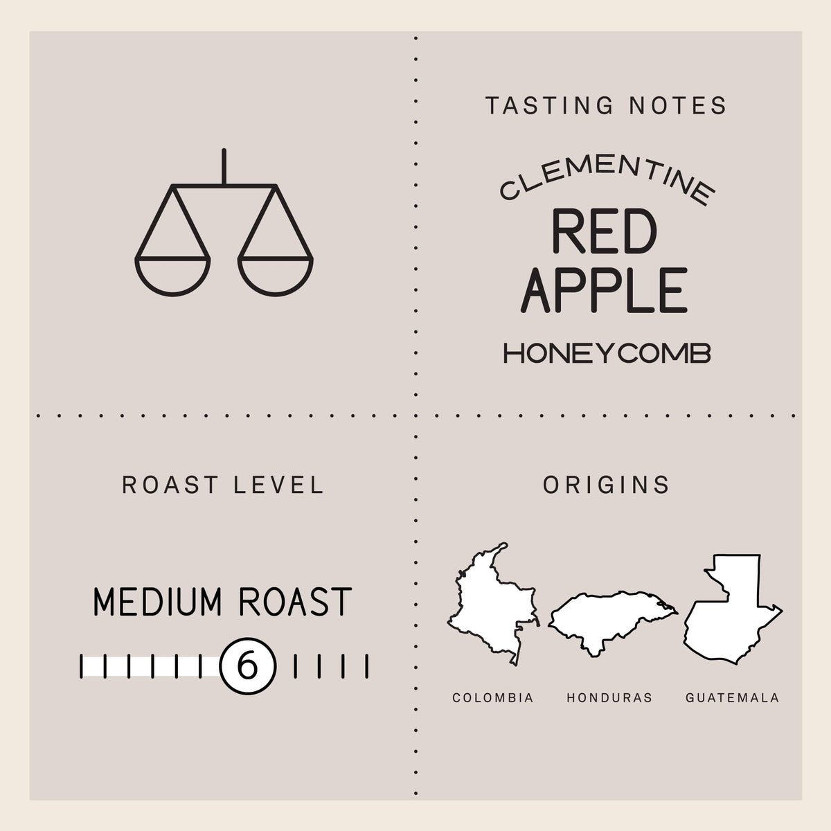 Verve Streetlevel front label highlights tasting notes and origin at a glance.