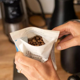 Verve Streetlevel roast day captures date for peak aroma and flavor.