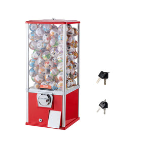 VEVOR gumball machine in a retail seat with clear dispensing area