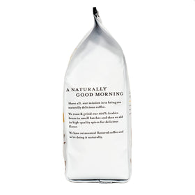 Via Bom Dia medium roast Arabica coffee close-up beans show balanced flavor for everyday brewing.