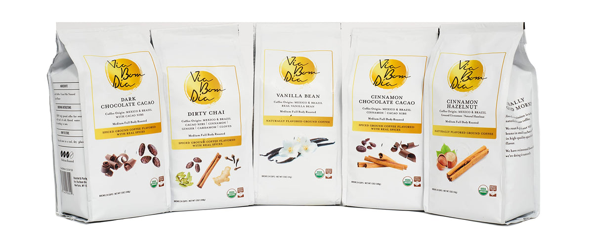 Via Bom Dia fresh-roasted 12 oz bag for your morning ritual