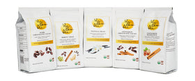 Via Bom Dia gift-ready flavored coffee packaging invites gifting and seasonal indulgence.