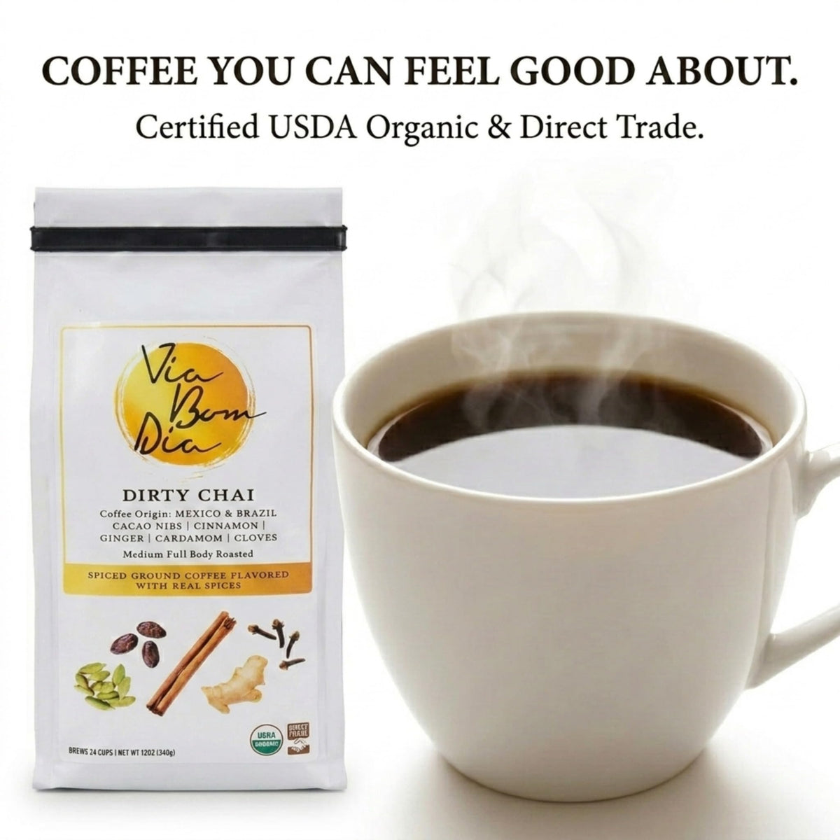 Via Bom Dia flavored coffee varieties perfect for gifting and tasting