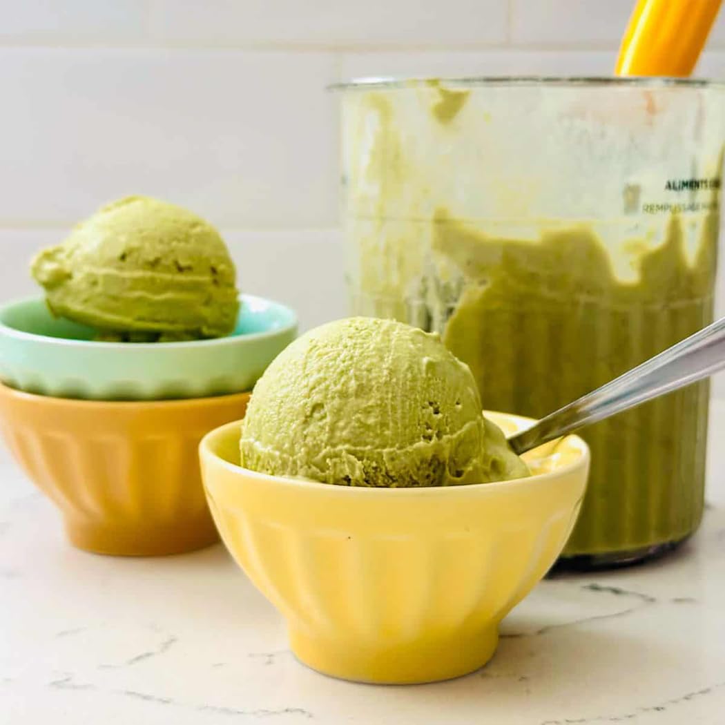Viccoky matcha cookies dough ready to bake with vivid color