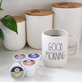 Victor Allen's Across America Chicago Blend pods offer bright, lively flavor from Colombian beans.