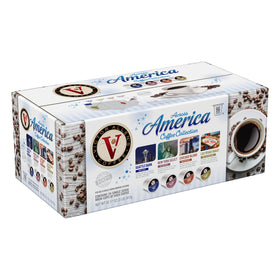 Victor Allen's Across America Seattle Dark pods deliver a smoky, bold start to your morning.