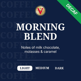 Close-up of Victor Allen's Decaf Morning Blend pod for precise brewing.