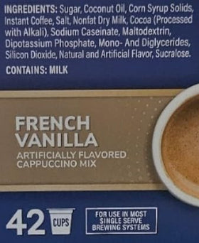 Victor Allen recipe card offers five mix-in ideas for customizable drinks.
