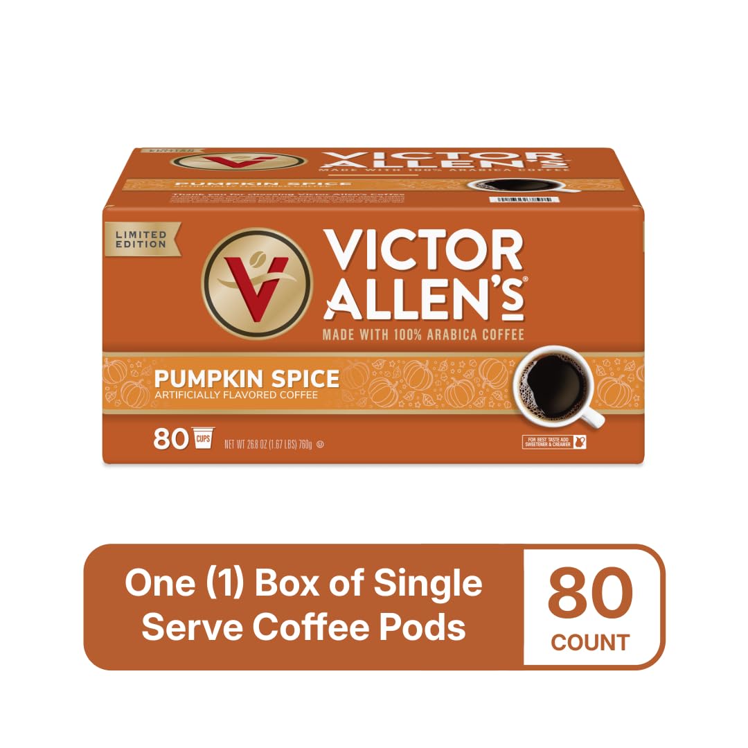 Victor Allen's Arabica beans close-up signaling premium quality