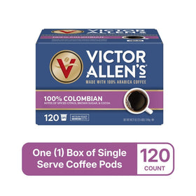 Victor Allen's Coffee uses 100% Arabica beans sourced globally for high-quality flavor