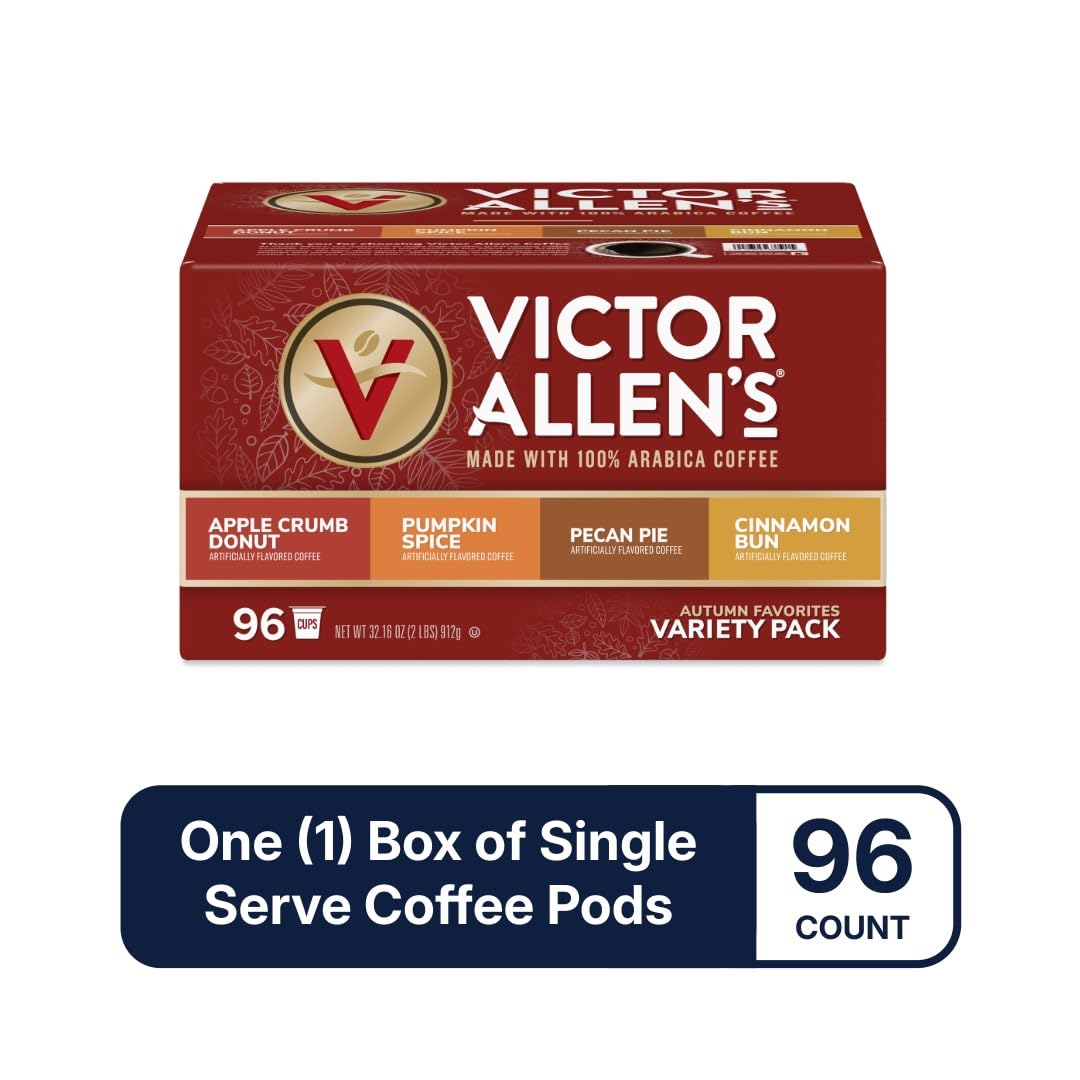 Victor Allen's Autumn Favorites Pecan Pie pod — nutty sweetness with butter notes.