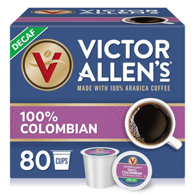 Victor Allen's Decaf Colombian pod ready for a smooth morning brew.
